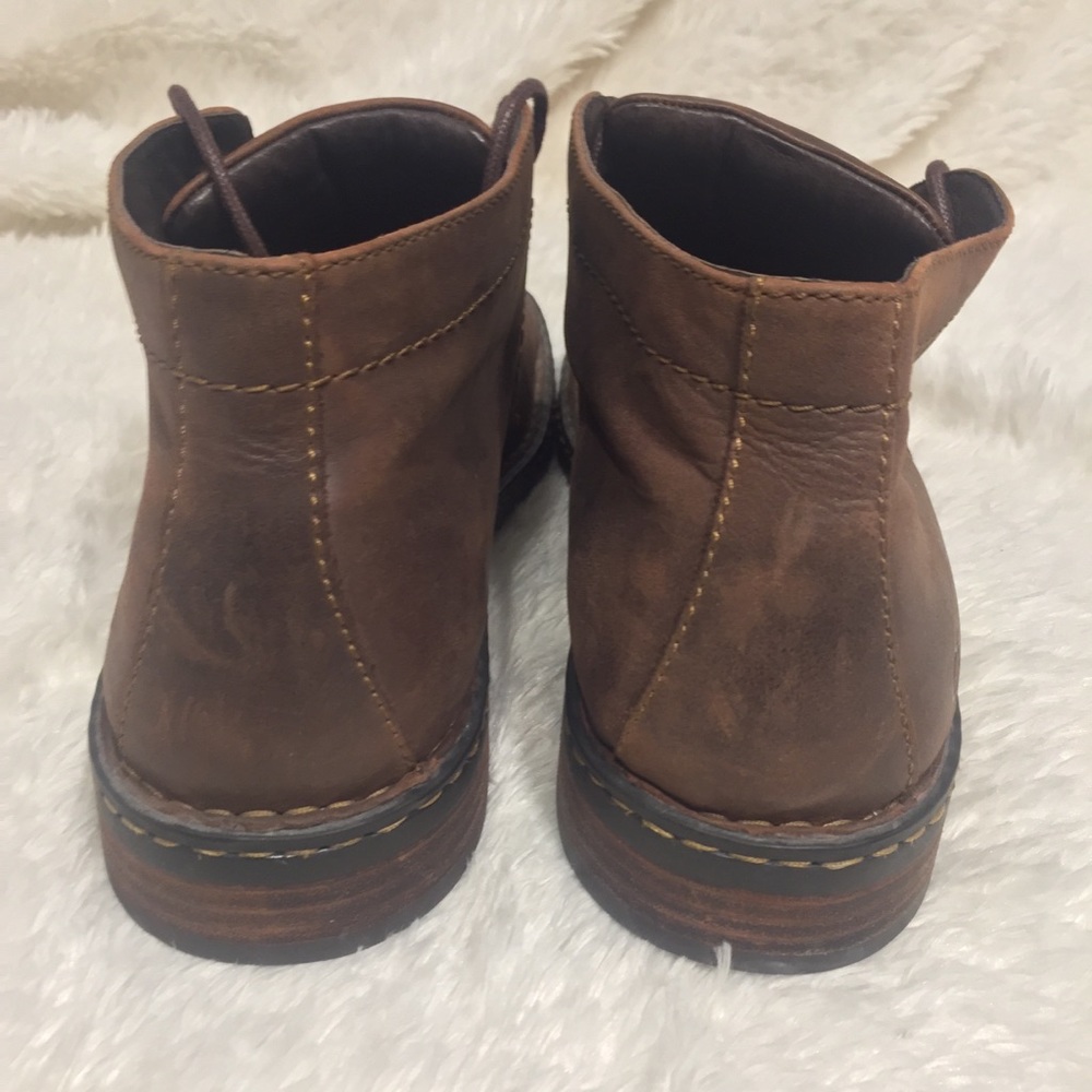 Born Brown Leather Chukka Boots Size 11US 45EU - Picture 6 of 15